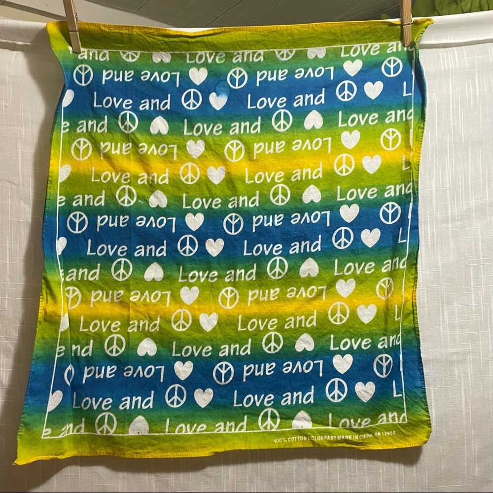 Love & Peace bandana